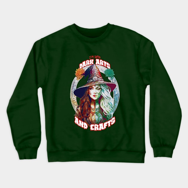 Dark Arts & Crafts Crewneck Sweatshirt by Daily Detour